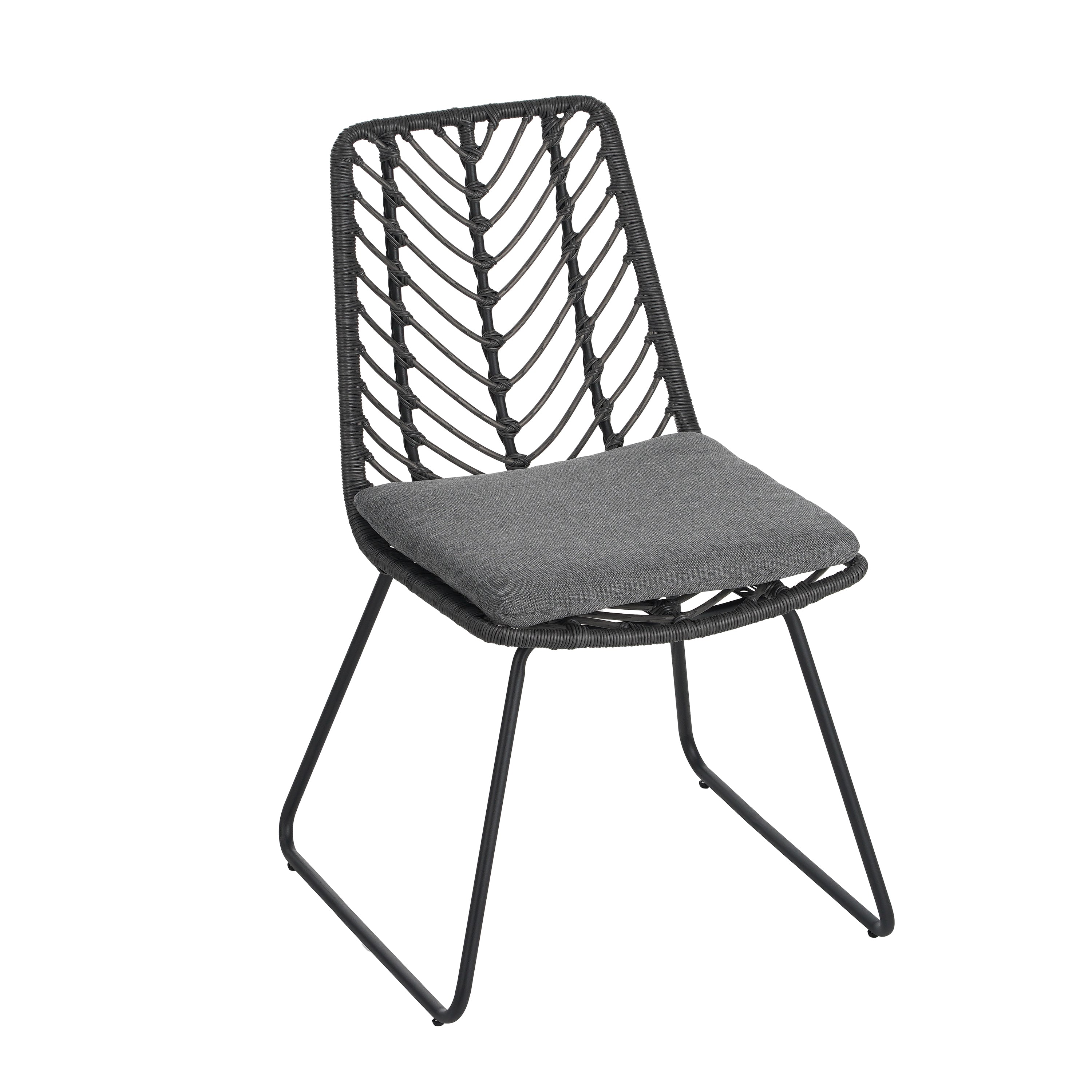 7 Pc Outdoor Wicker Dining Set for Patio