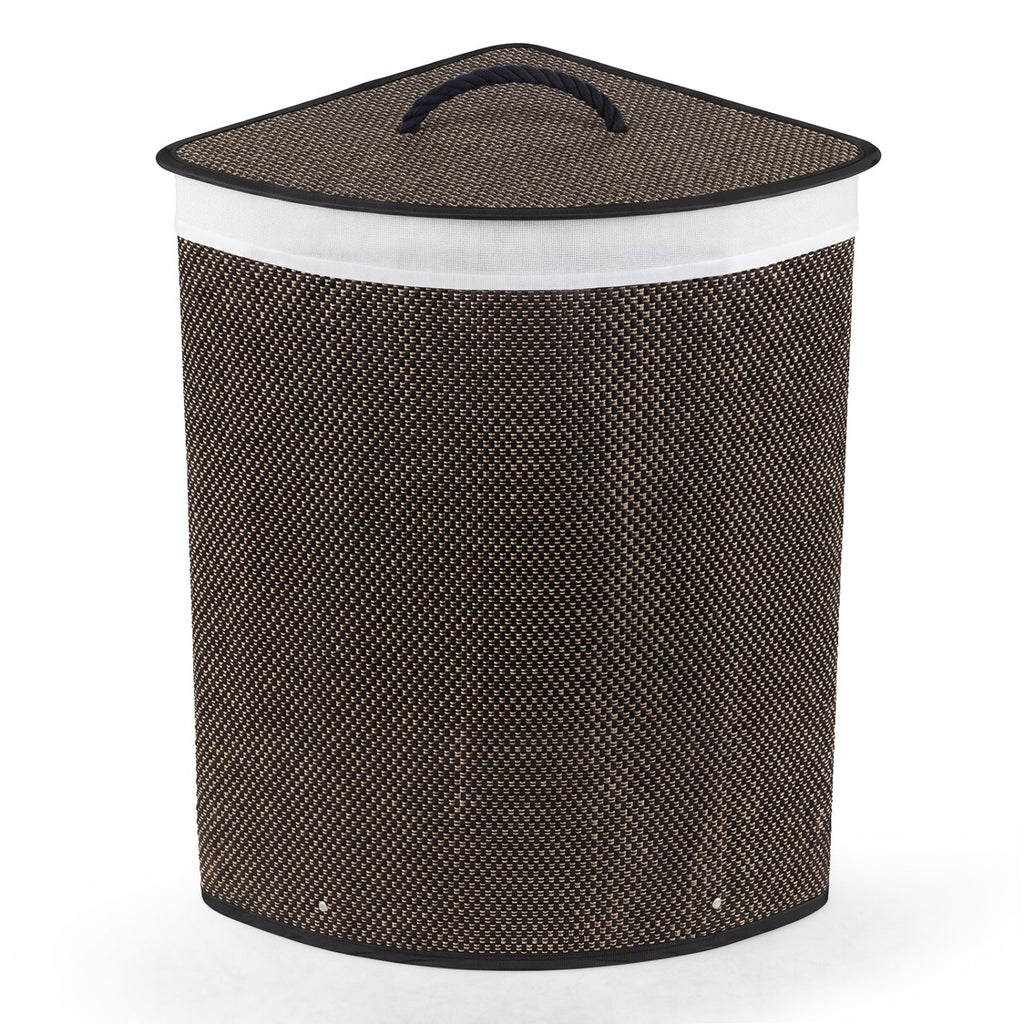 15 Gallon Bamboo Laundry Hamper with Removable Liner