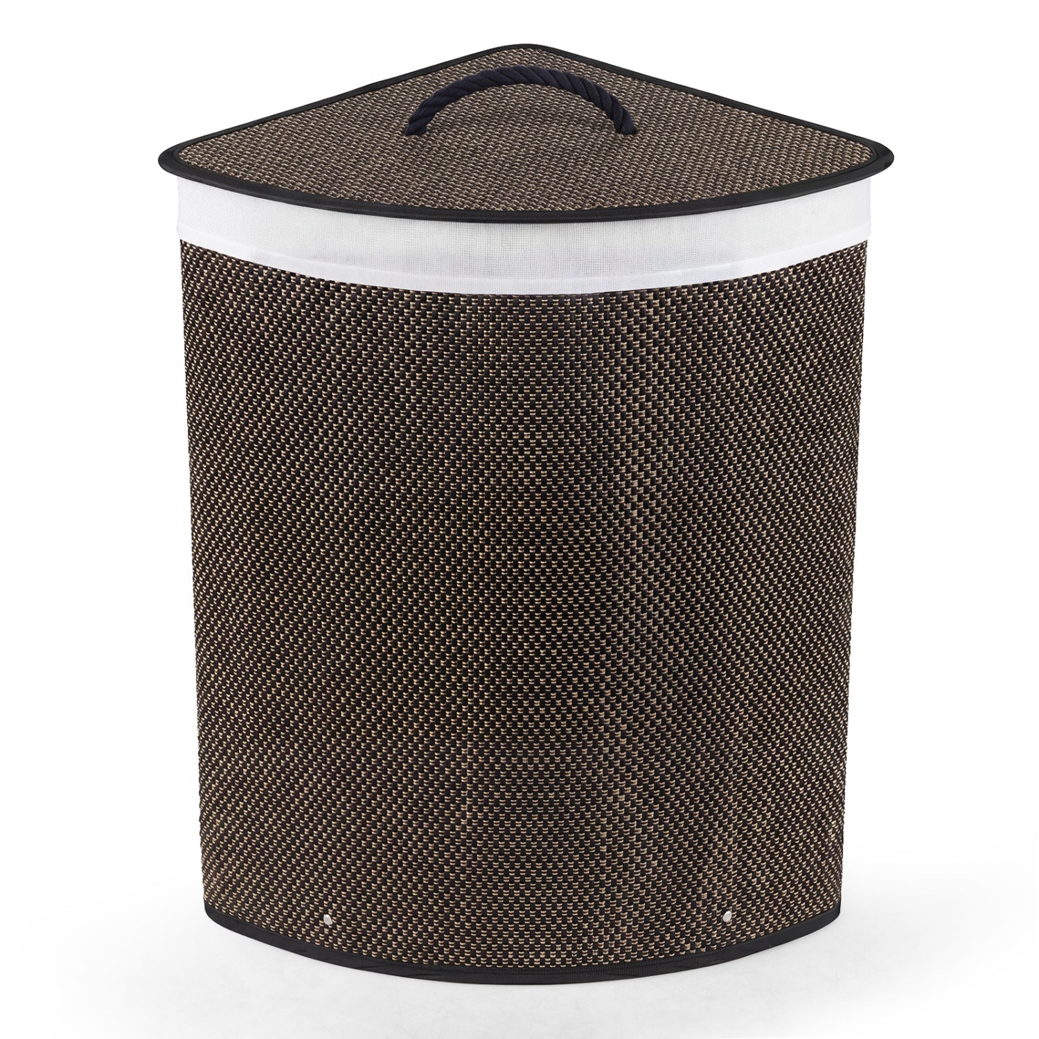 15 Gallon Bamboo Laundry Hamper with Removable Liner