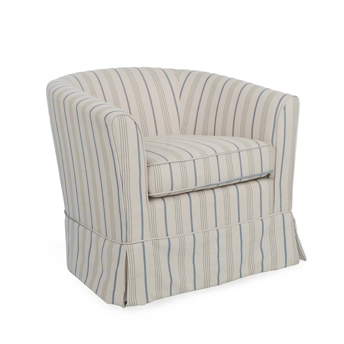 Zeniqua 27" Upholstered Swivel Chair with Loose Cover