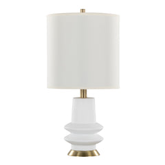 contemporary polyresin table lamp set