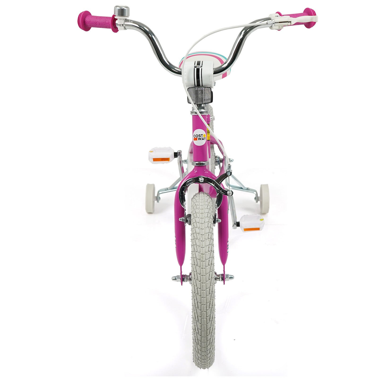 Kids Bike 12-18 Inch with Training Wheels - Pink