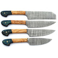 DAMASCUS OUTDOOR KITCHEN KNIVES SET