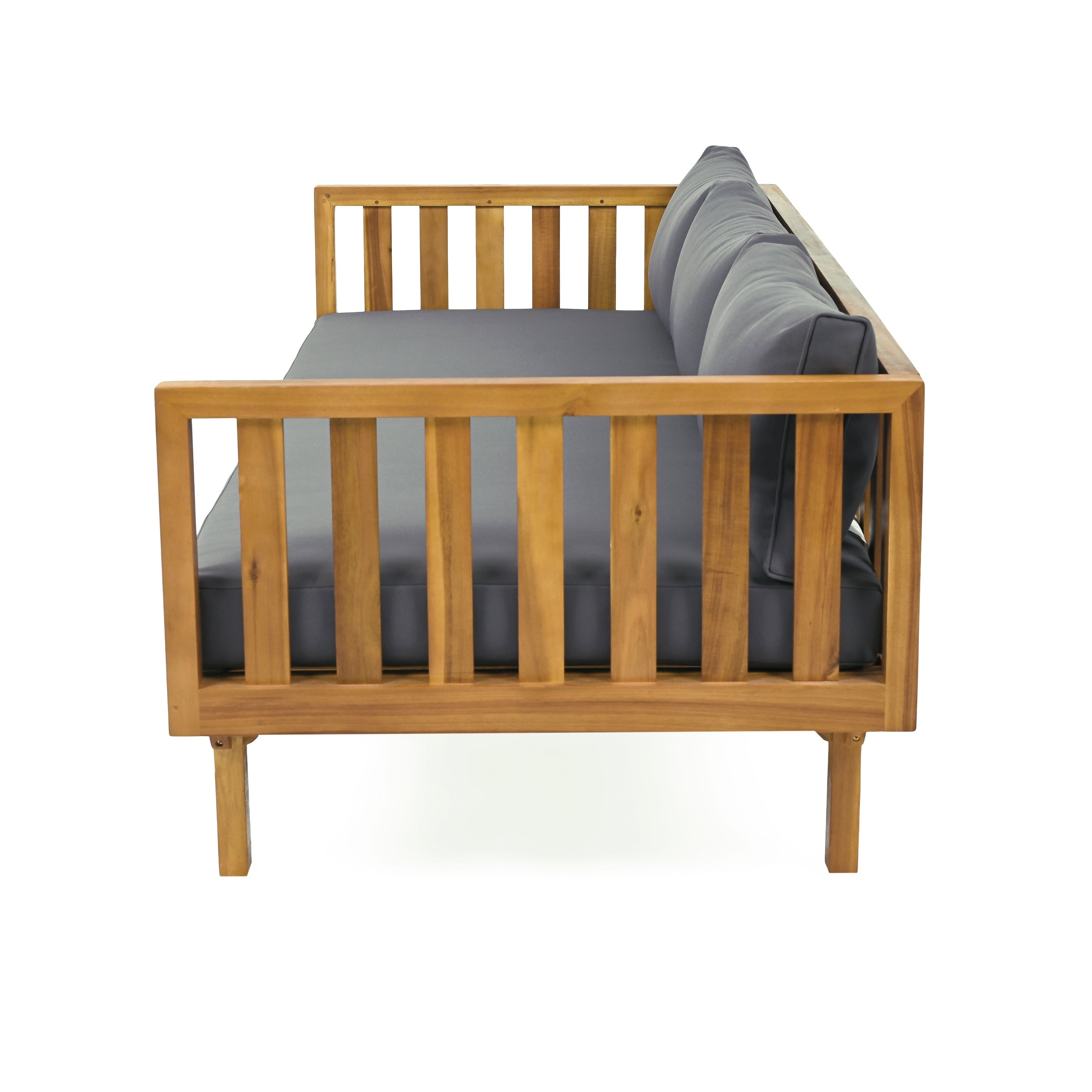 Claremont 3 Seater Daybed + Acacia Wood Patio Table