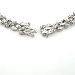 Genuine .25ct Diamond Tennis Bracelet Sterling Silver