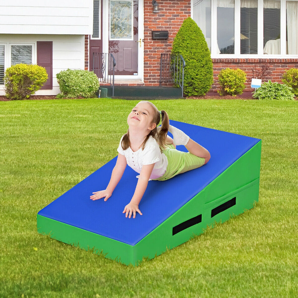 Incline Gymnastics Mat Wedge Ramp Gym Tumbling Exercise Mat