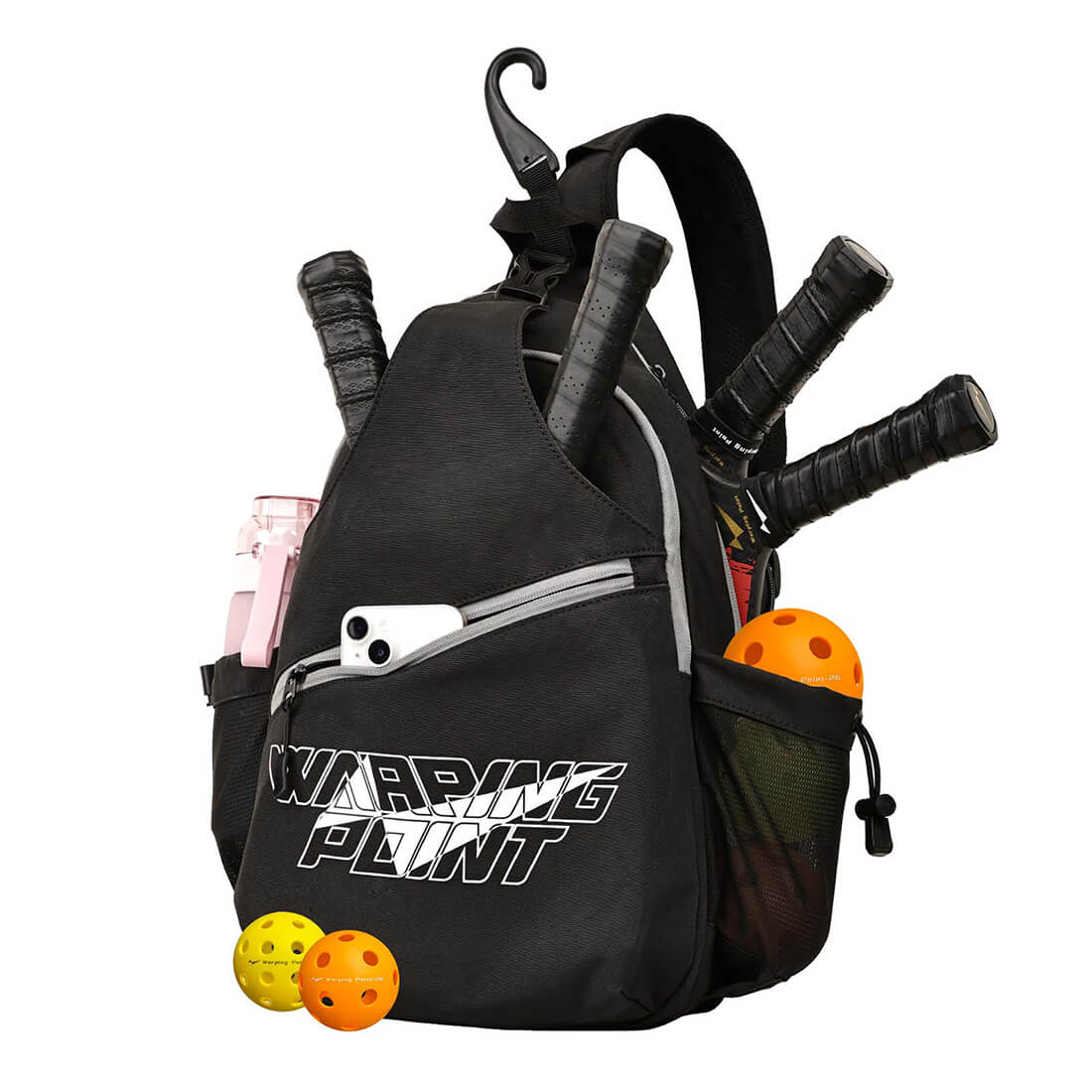 Pickleball Sling Bag - Black