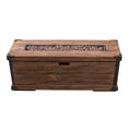56" Outdoor Patio Rectangle Gas Burning MgO Fire Pit