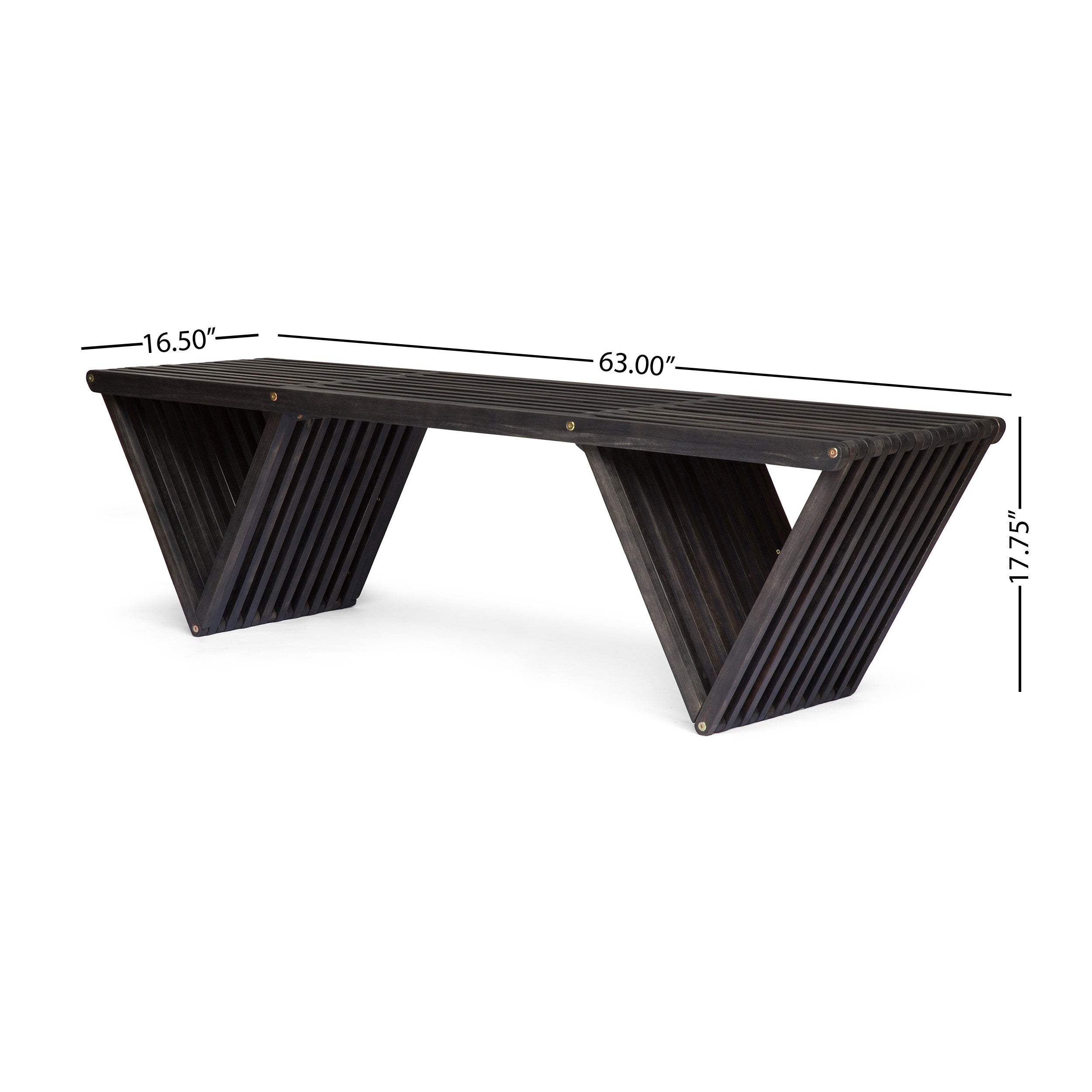 Outdoor Acacia Wood Bench – Garden Seating