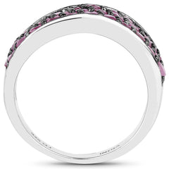 2.33 Carat Genuine Ruby .925 Sterling Silver Ring