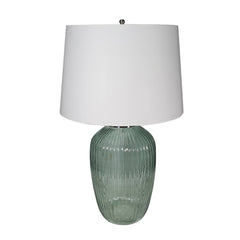 Handcrafted Art Glass Table Lamp