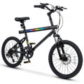 20 Inch Commuter Bicycle LED-lit with 6-Speed Shimano Twist Shifting and Stereo Speakers