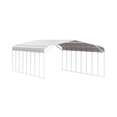 [20X40FT] Alora Heavy-Duty Outdoor High-Clearance Metal Carport (SAK67509)