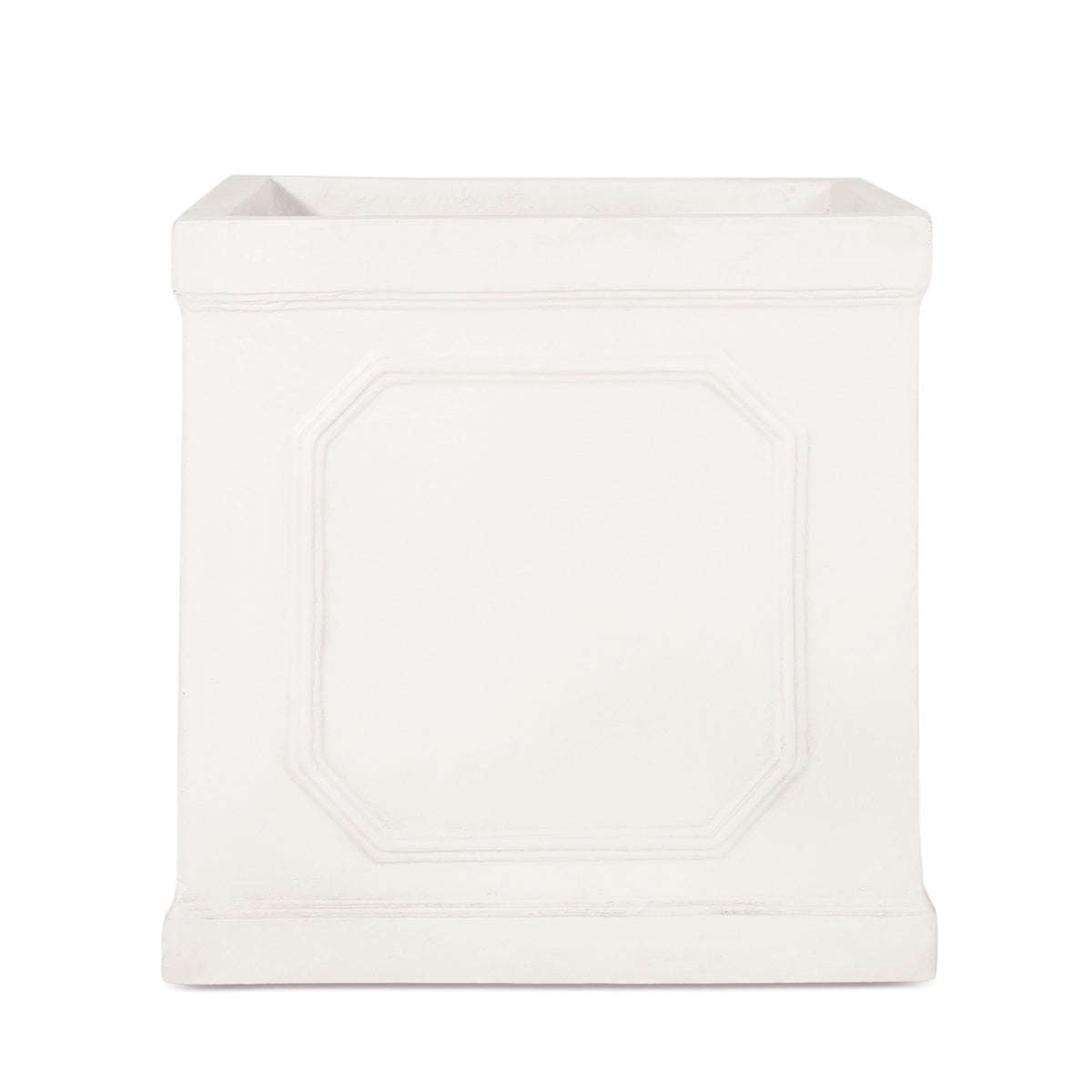 13.75 x 14.00 Antique White Magnesium Oxide Planter