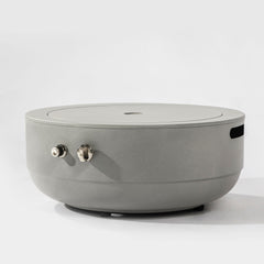 24' Propane Gas Fire Pit Bowl 50000 BTU - Steel Grey Outdoor Fire Pit