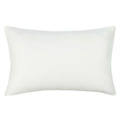 Set of 2 28 x18 Inch Shredded Memory Foam Bed Pillows with Bamboo Cooling Cover