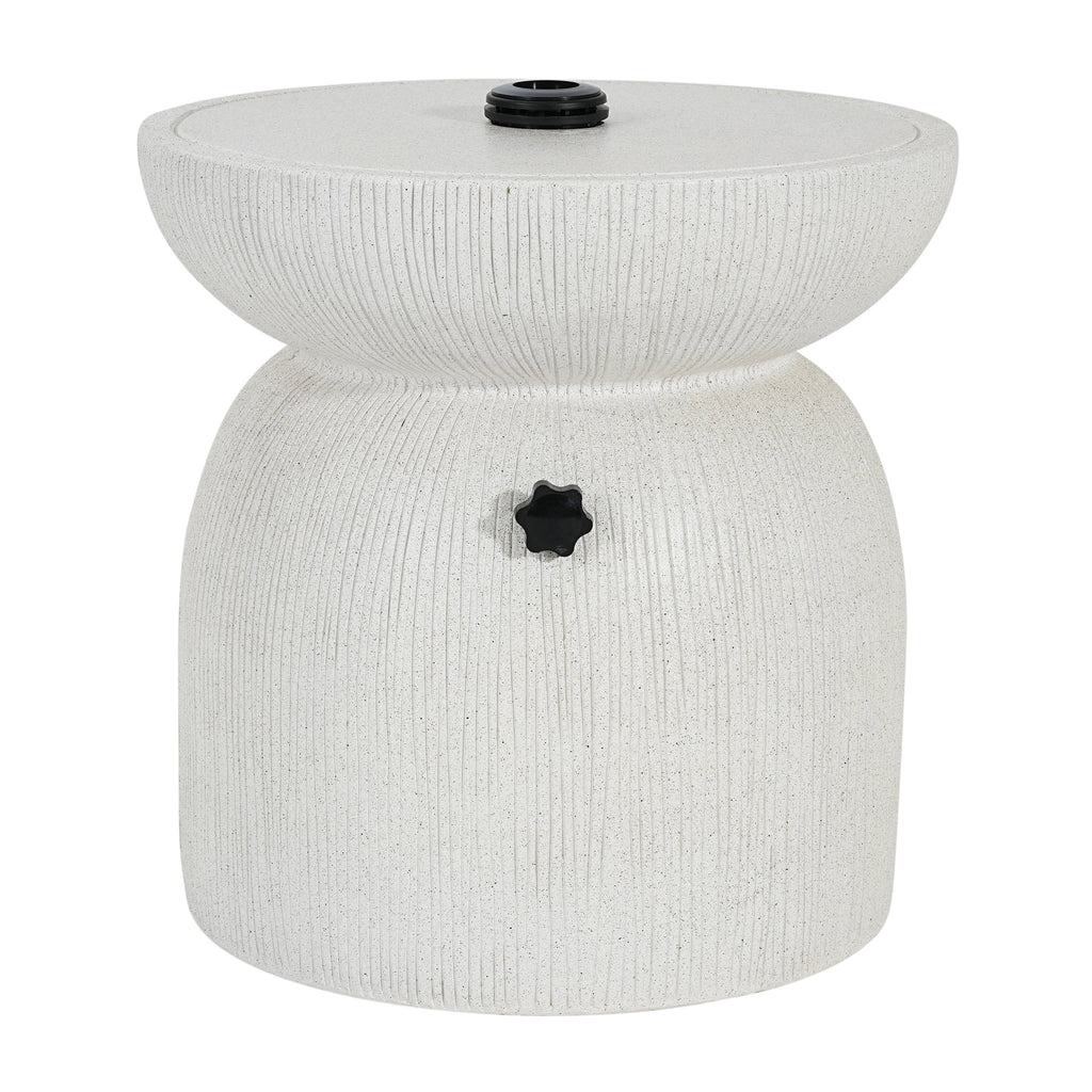 Odelia MGO Outdoor Patio Side Table Umbrella Base
