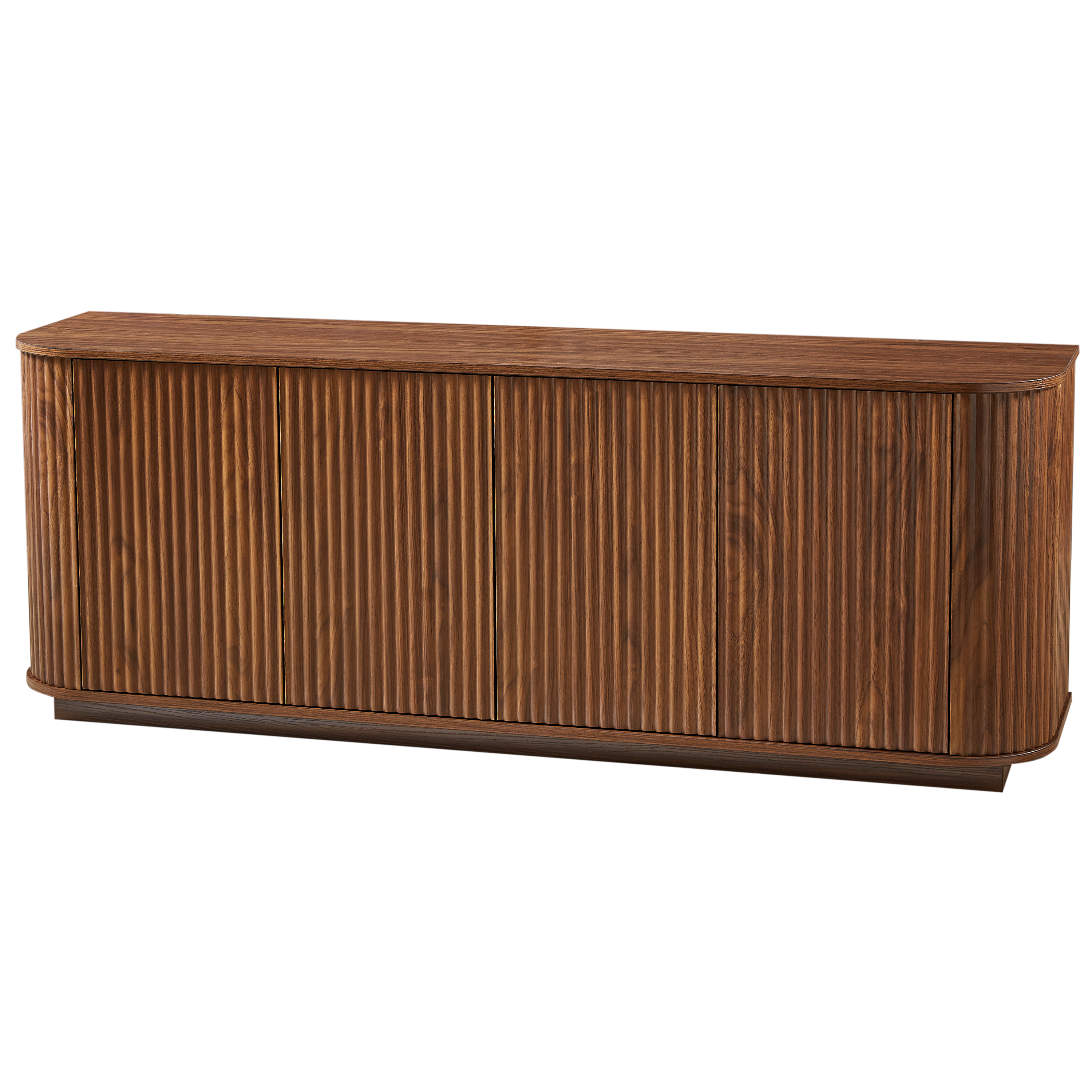wave pattern sideboard storage cabinet