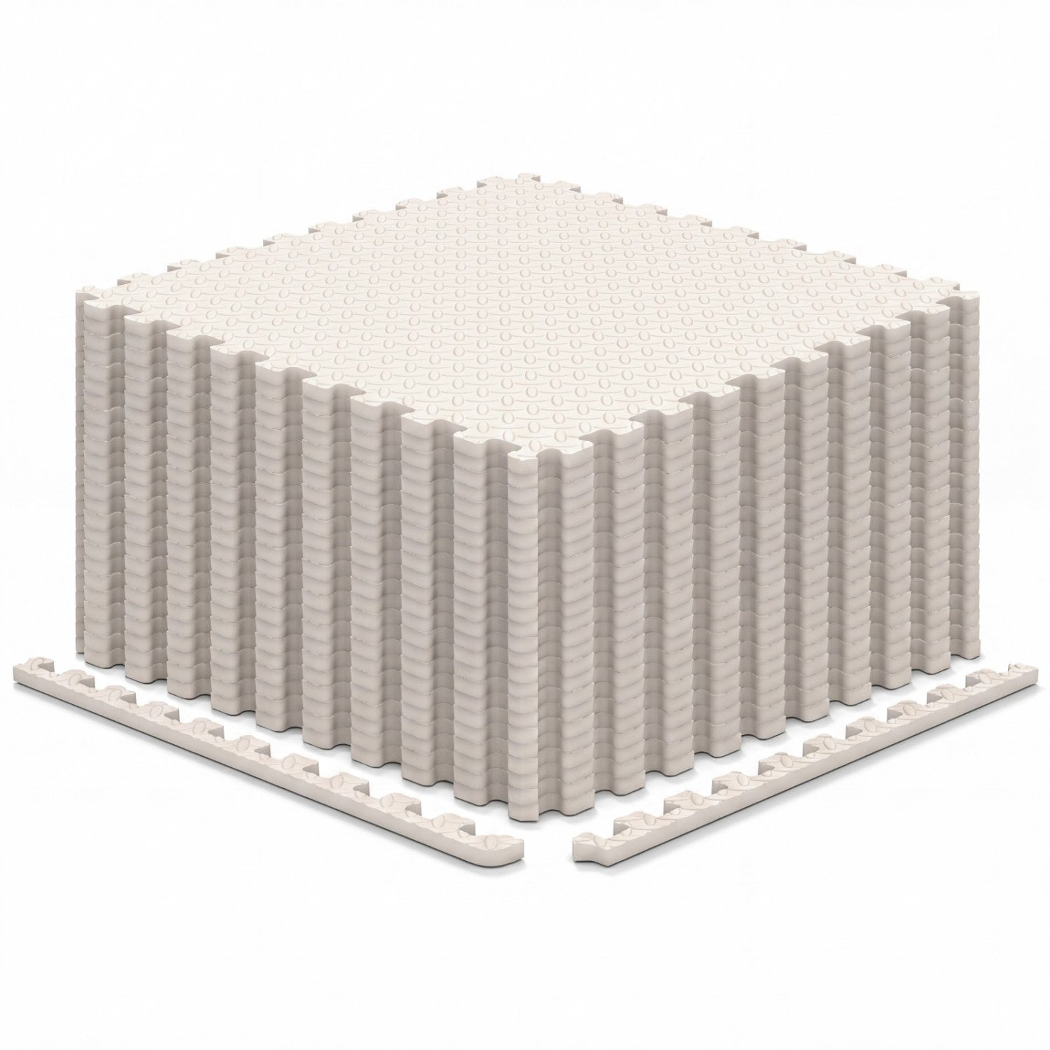 Puzzle Exercise Floor Mats 1/2 Inch Thick - 24 Tiles