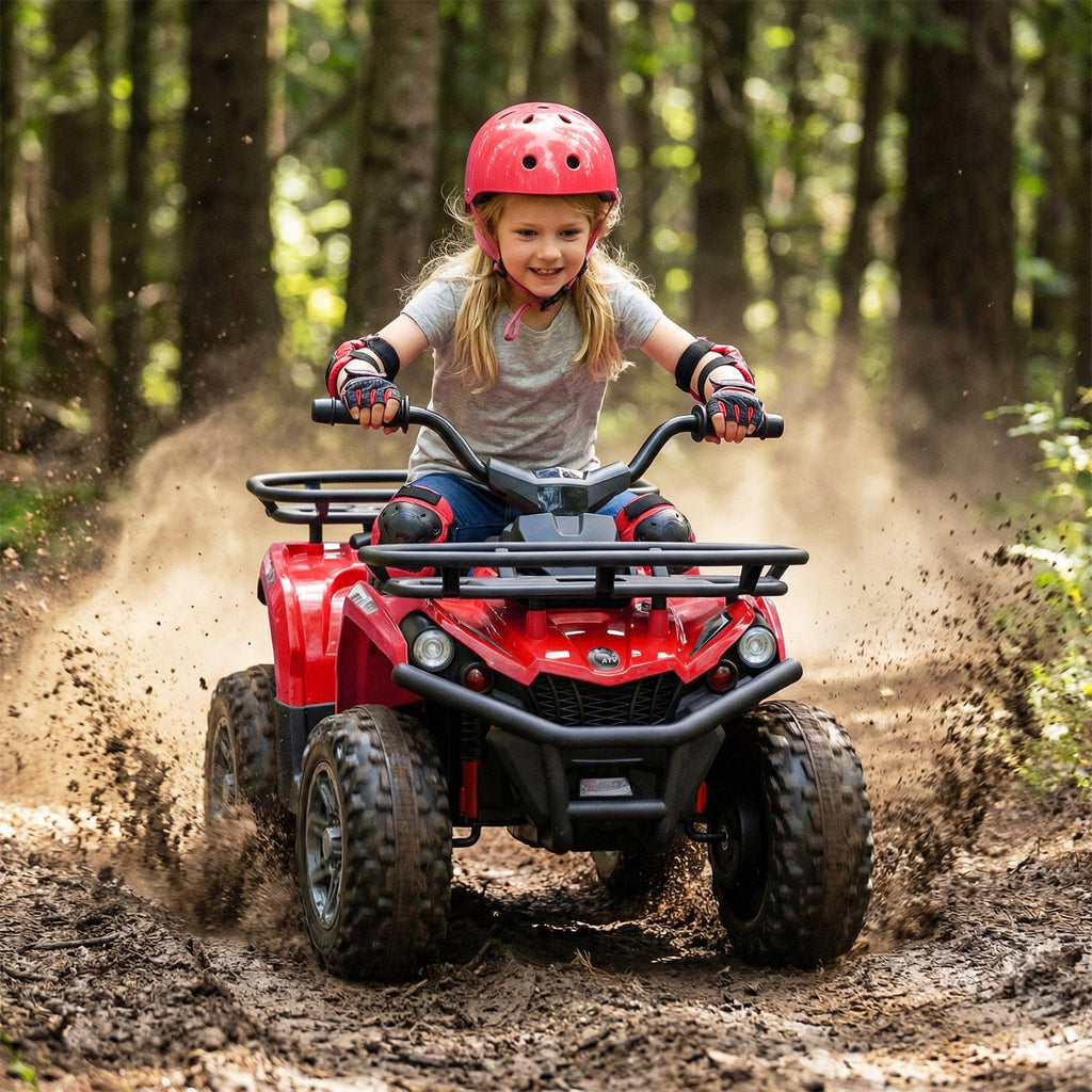 24V Electric Ride On Quad with LED Headlights