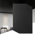 24-Pack PVC Slat Wall Panels for Interior Wall Decoration for Living Room and TV Background