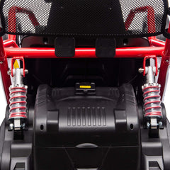 24V 400W Kids Electric Drift Go-Kart With Roll Cage, Bluetooth And Safety Harness (SAK82435)