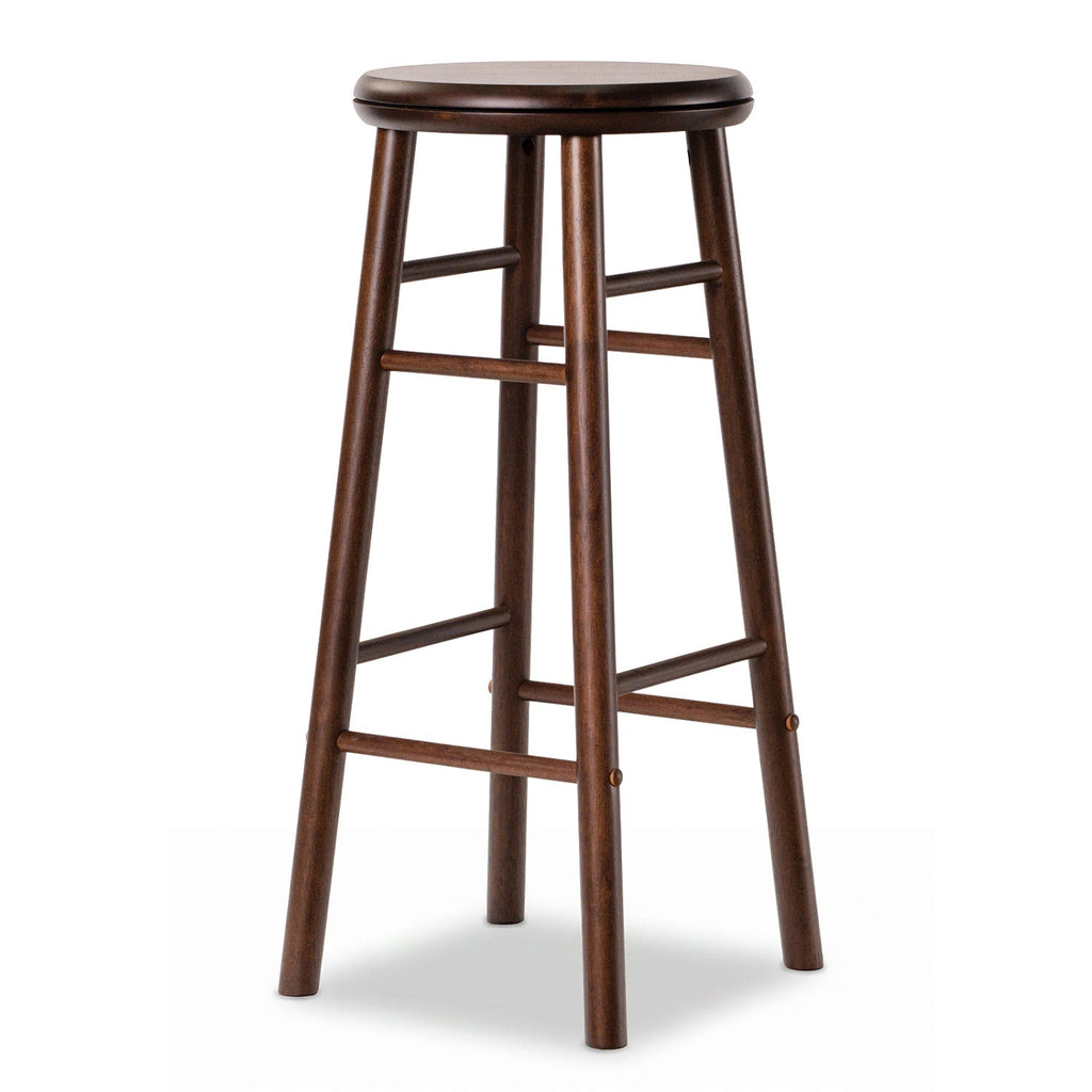 29" Swivel Bar Stools Set of 2 with Footrests