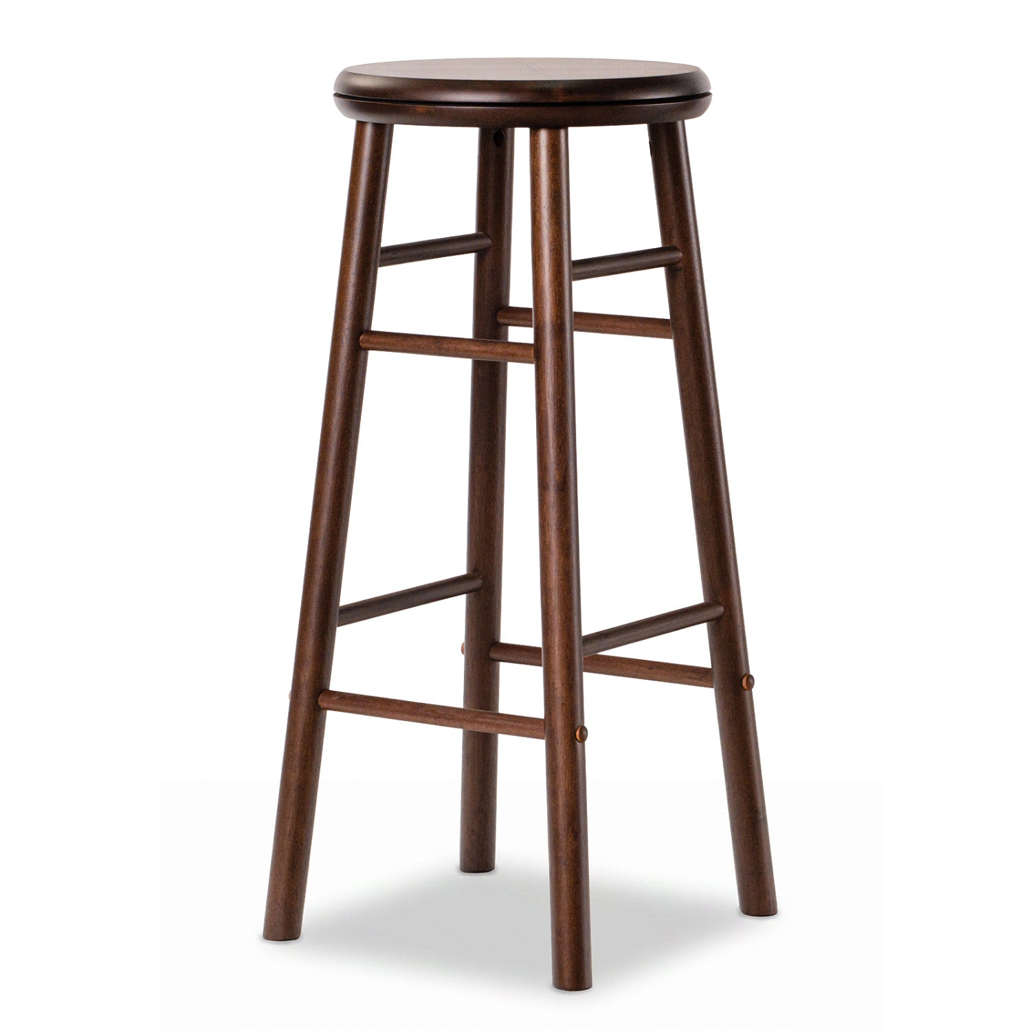 29" Swivel Bar Stools Set of 2 with Footrests
