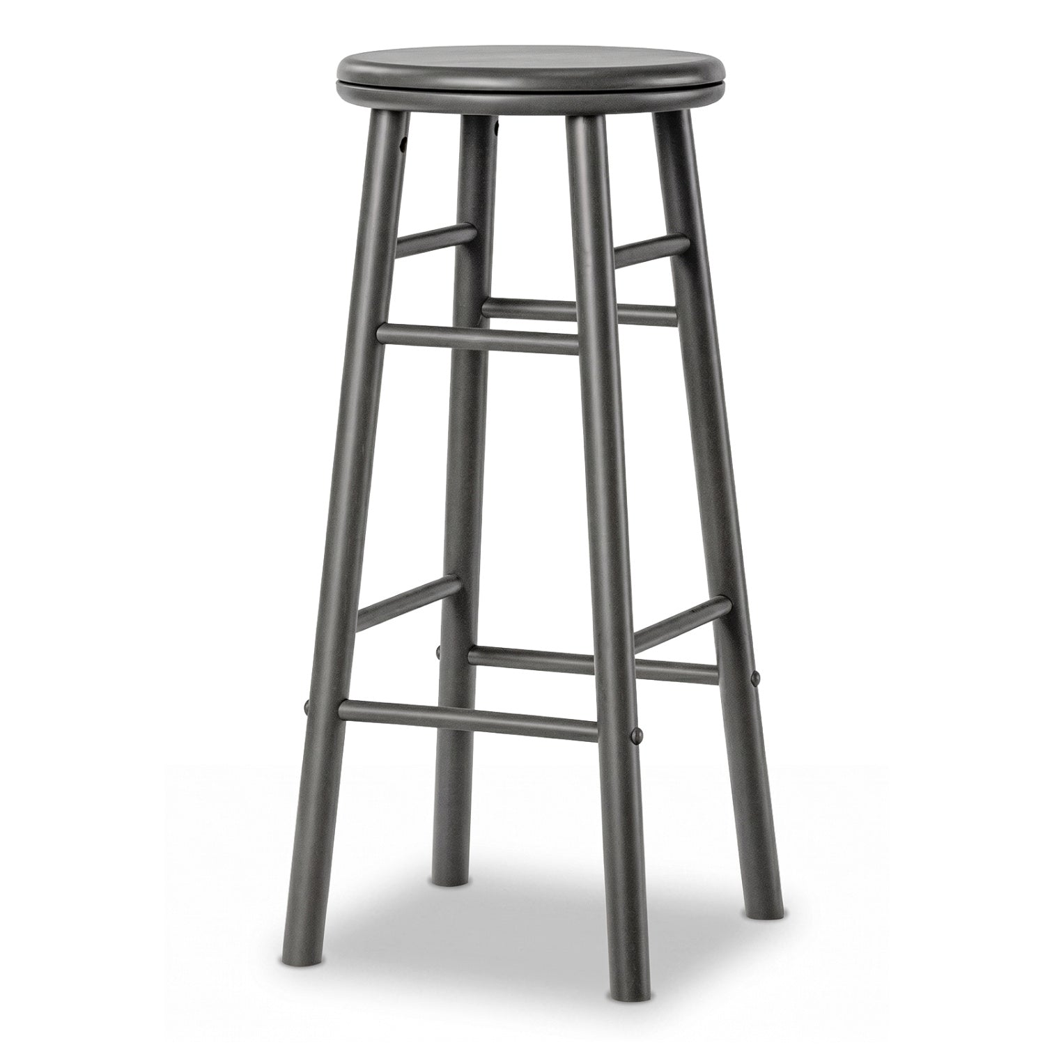 29" Swivel Bar Stools Set of 2 with Footrests