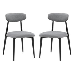 Modern Dining Chairs Set of 2 Grey