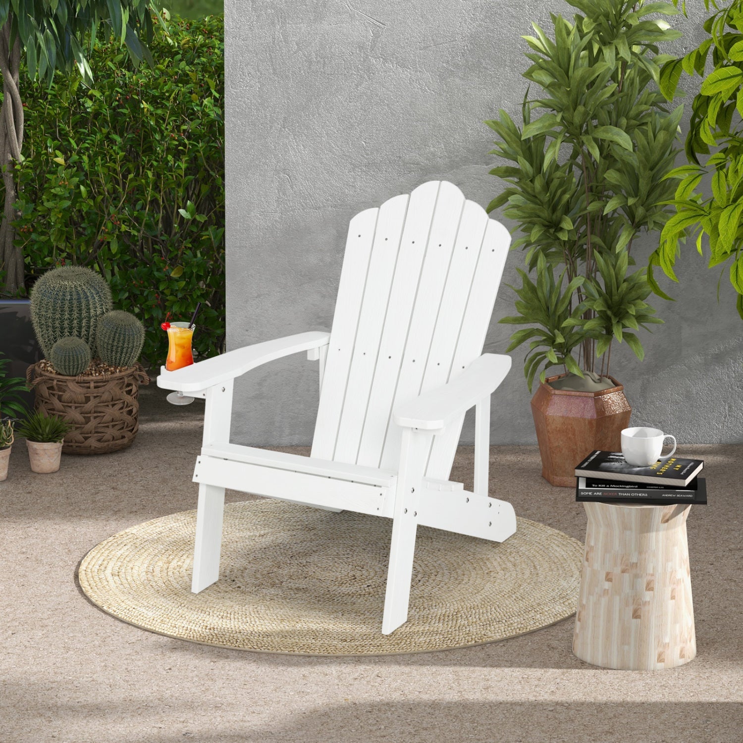 Adirondack Chair Set - Adult & Kids Pair for Patio