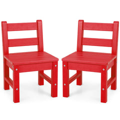 2 Pieces Kids Learning Chair set with Backrest