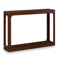 2-Tier Mid Century Wood Console Table with Storage Shelf