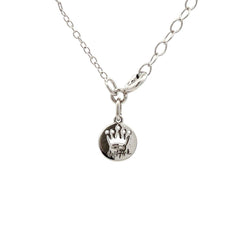.08ct Black Diamond Animal Pendant Sterling Silver