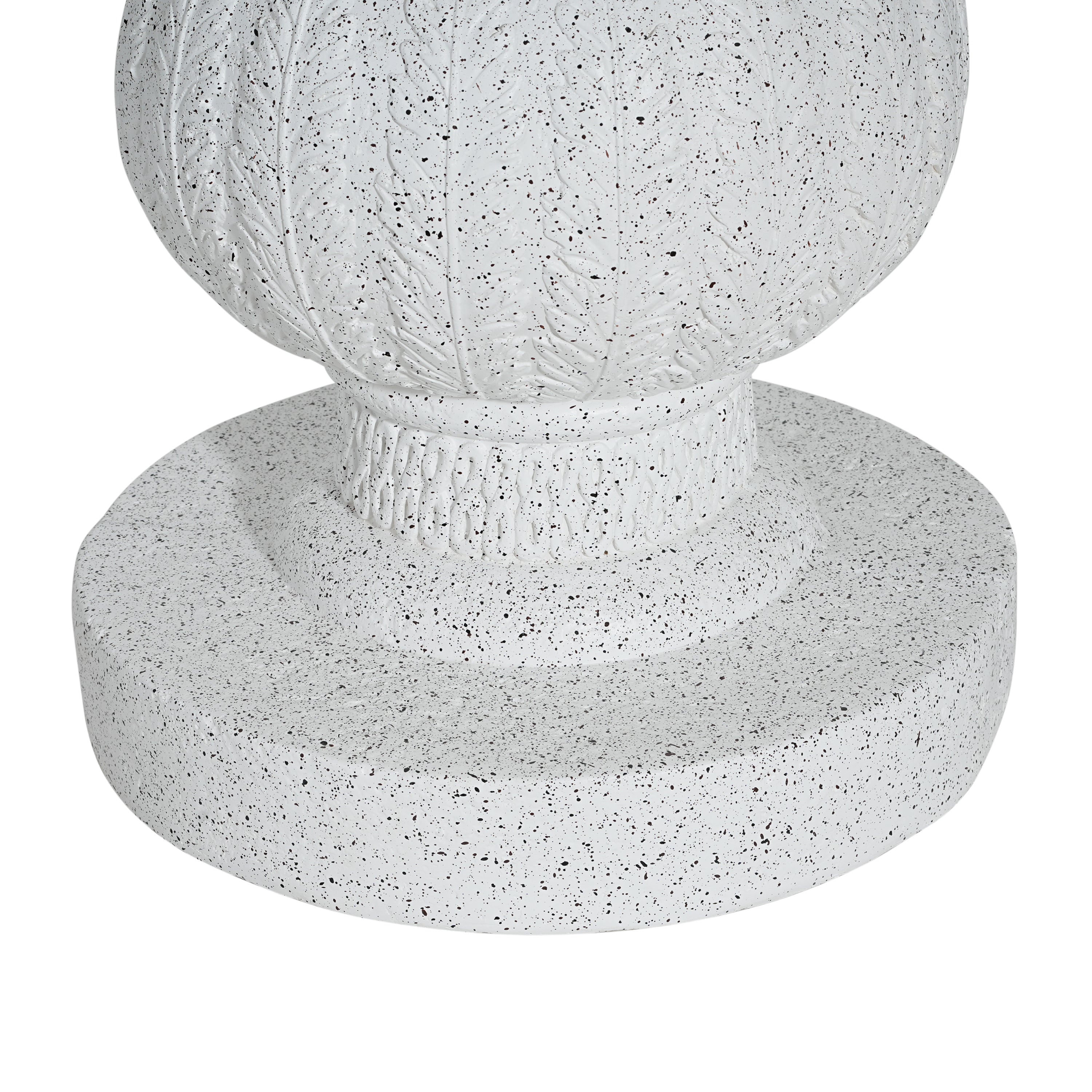 Berra MGO Outdoor Patio Side Table Umbrella Base with Sand-filling Design