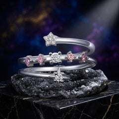 925 Sterling Silver CZ Pavé Ring