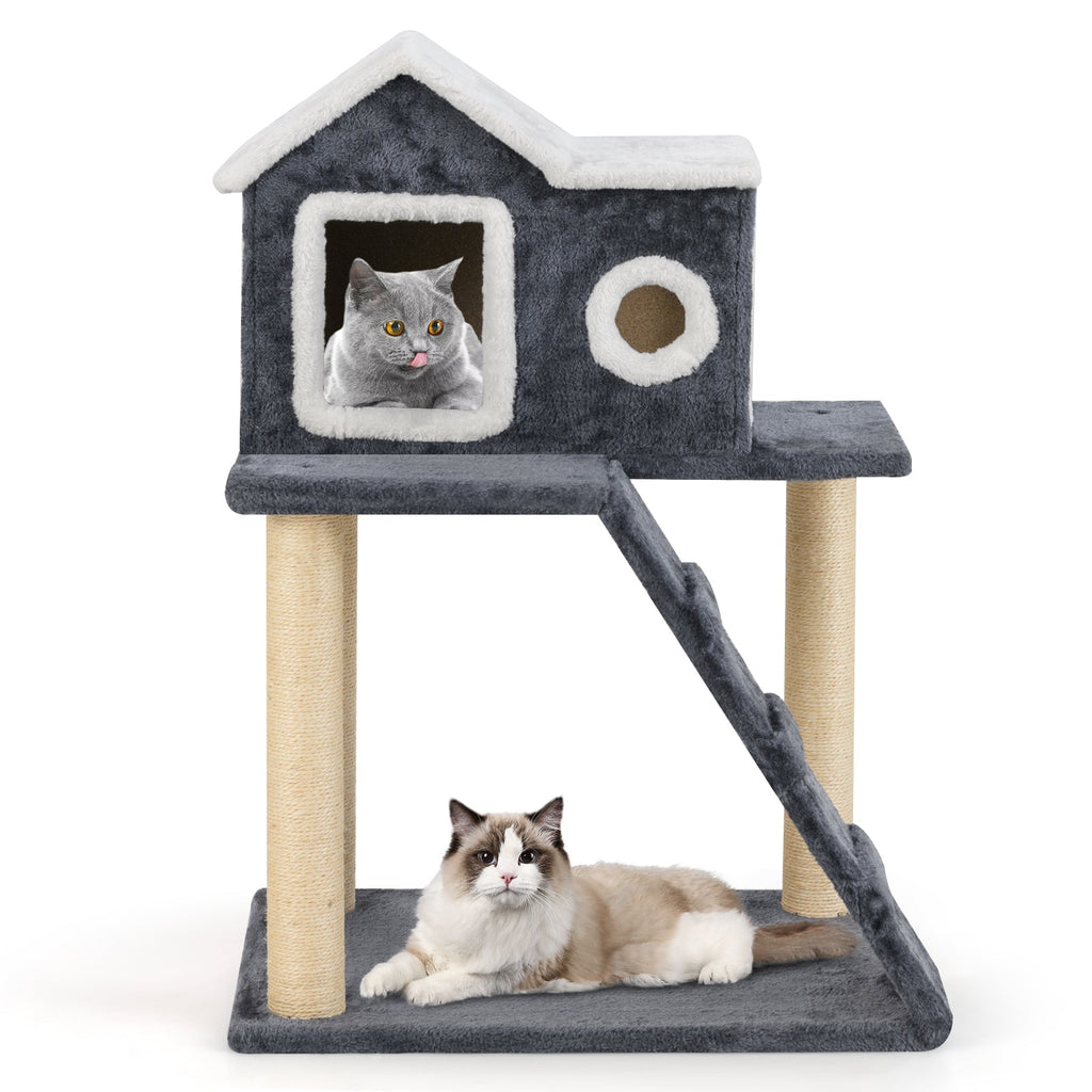 36 Inch Tower Condo Scratching Posts Ladder Cat Tree