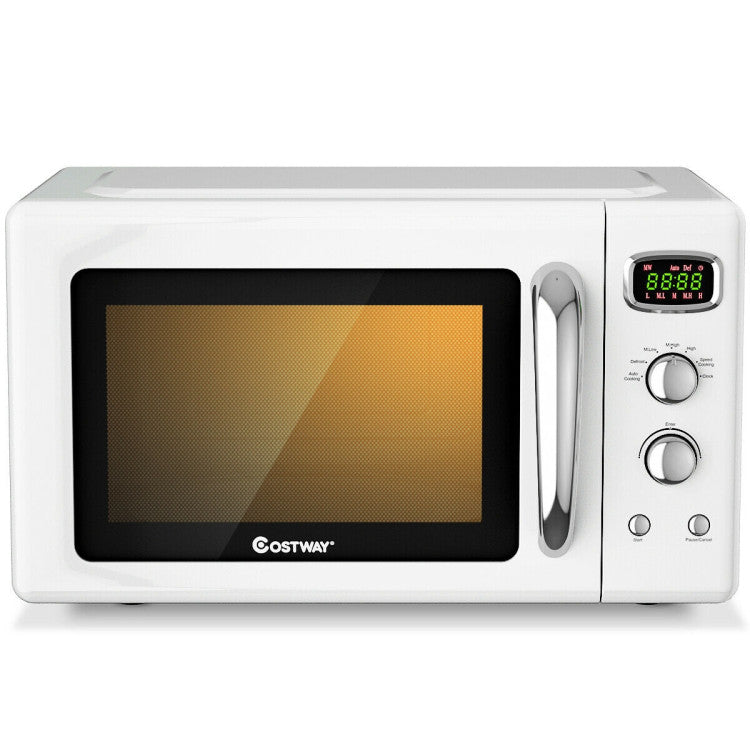0.9 Cu.ft Retro Compact Microwave