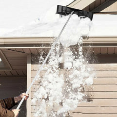 20 Feet Extendable Aluminum Snow Roof Rake with Anti-slip Handle