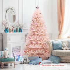 6/7 Feet Artificial Christmas Tree Hinged Full Fir Tree