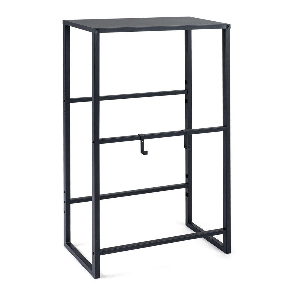 3-Tier Drink Crate Rack with Shelf for Beer and Water for Kitchen and Garage
