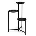 3-Tier Metal Plant Stand Indoor Outdoor Tall Corner Flower Pot Holder Display Rack