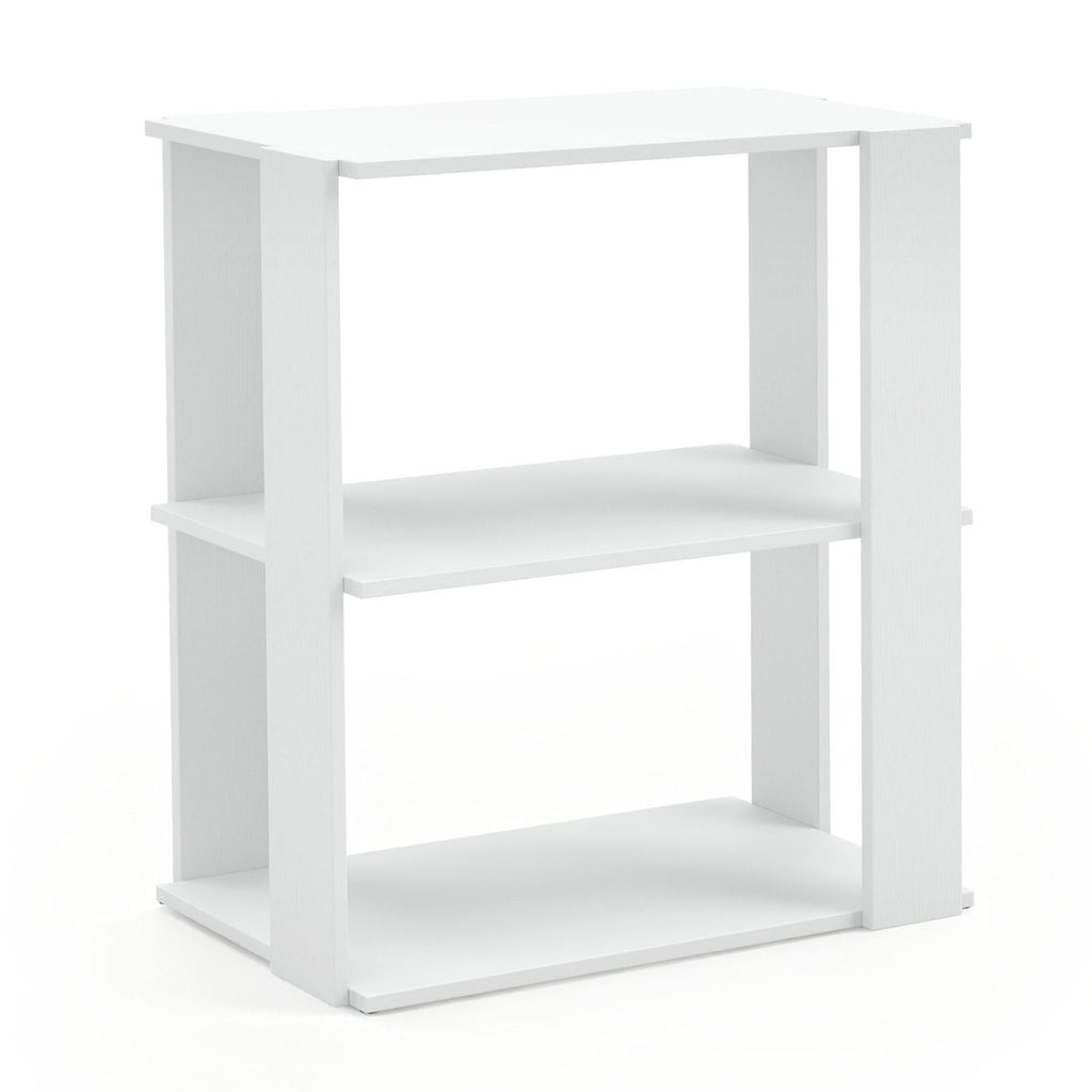 3-Tier Stackable Shoe Rack Set of 2 - White