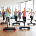 3-in-1 Aerobic Step Platform with Risers and Balance Trainers