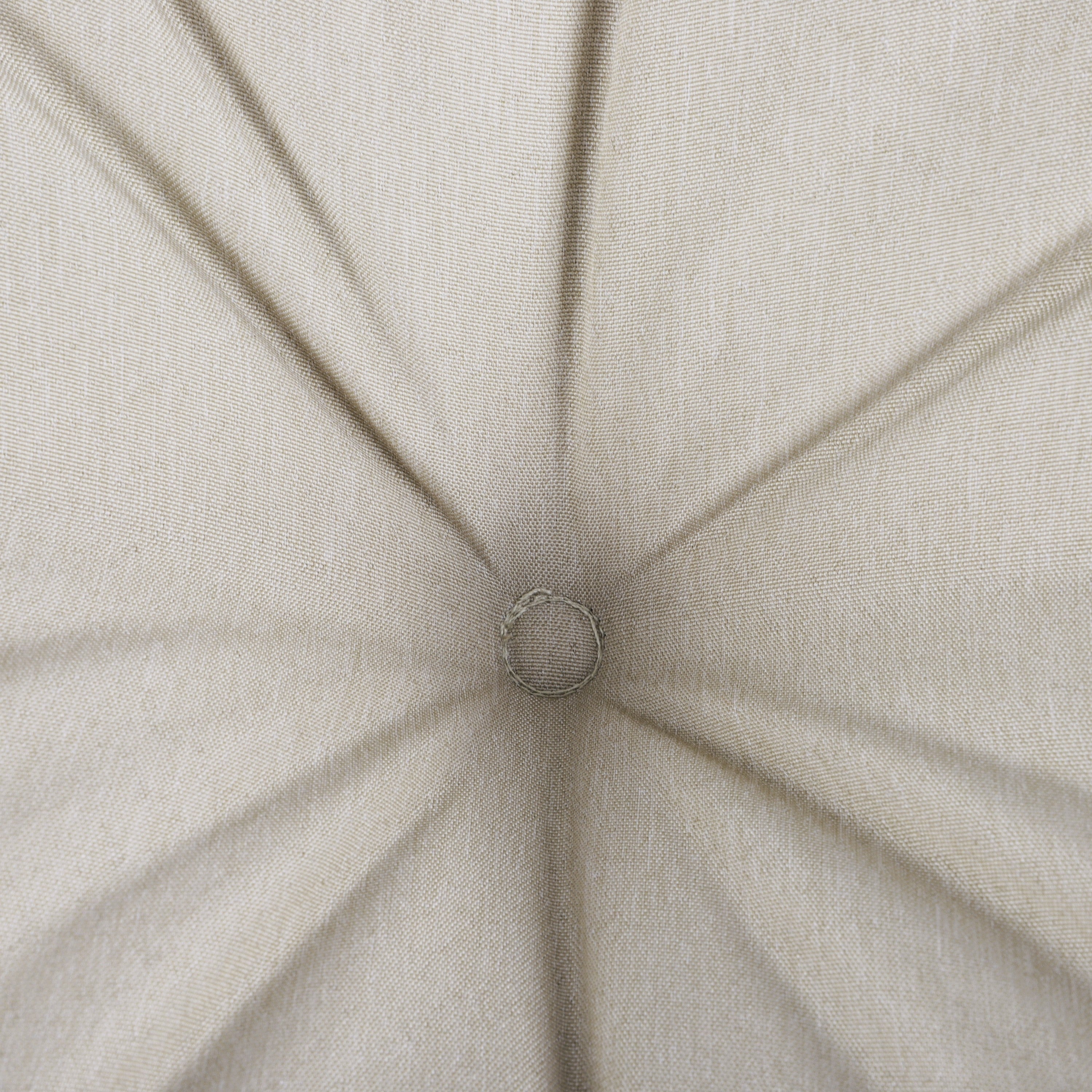 Outdoor Deep Seat Cushions for Patio Furniture Waterproof Set, Beige Polyester 24x24x4 Inches