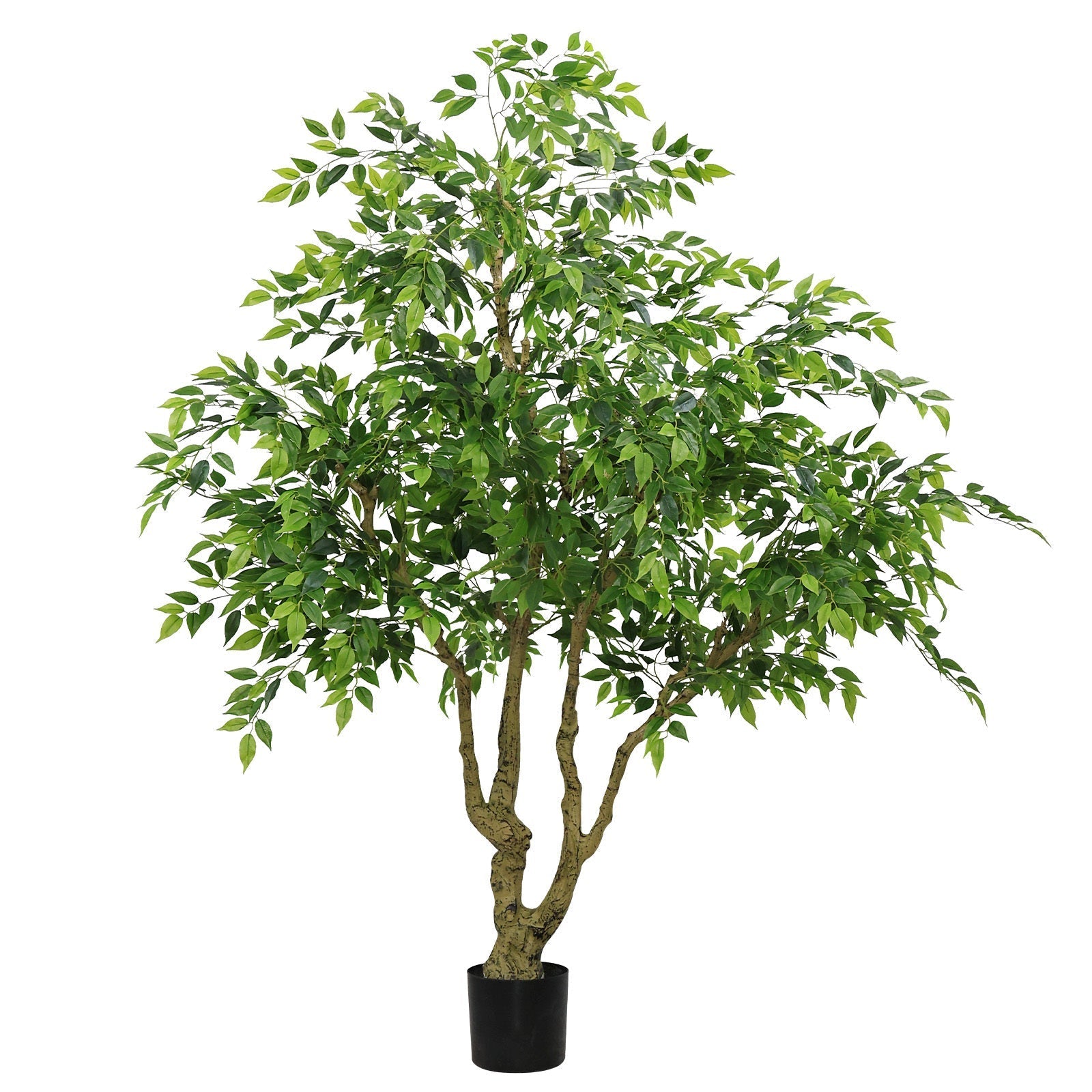 7FT Artificial Banyan Tree Realistic Silk Leaves