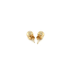 14k Yellow Gold Round Stud Earrings (5.0 mm)