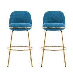 Rio Claro Indoor Upholstered Barstool Set of 2