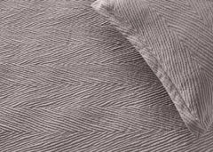 BedGear Performance Duvet Set, Queen - Taupe/Arrowhead
