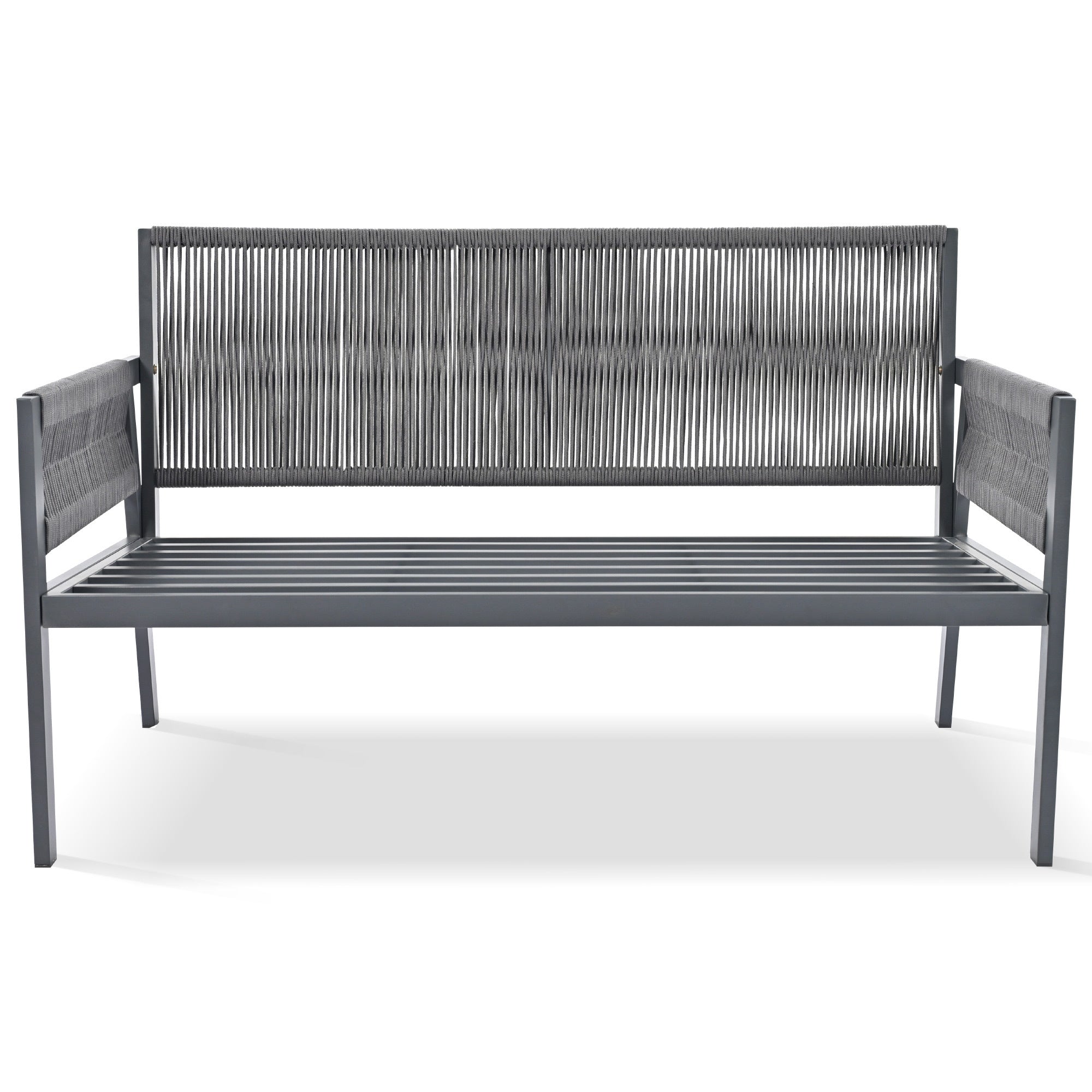 K&K 4-Piece Rope Patio Furniture Set